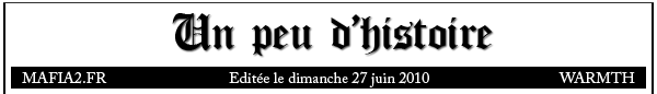 Un peu d'histoire